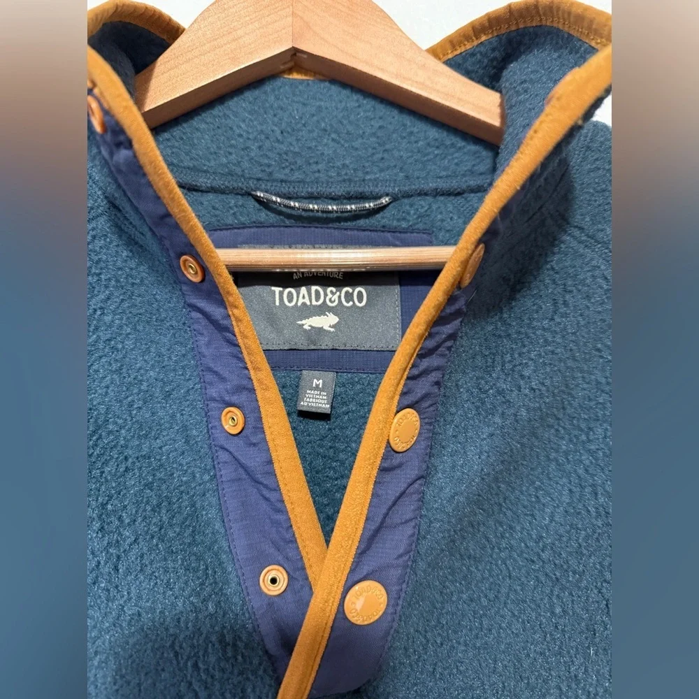 Toad & Co Campo Fleece 1/4 Snap Dress - Picture 2 of 6